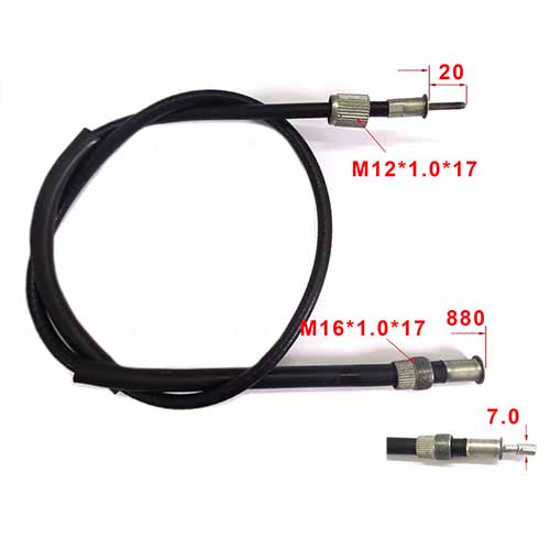 CABLE VELOCIMETRO SUZUKI GN125 STD