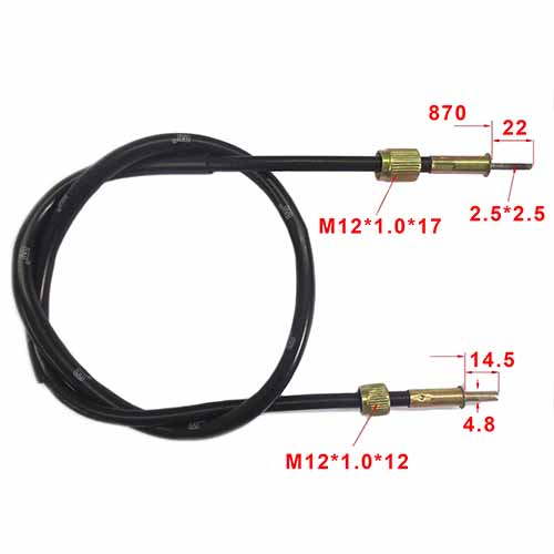 CABLE VELOCIMETRO ZANELLA MOTARD 250 STD