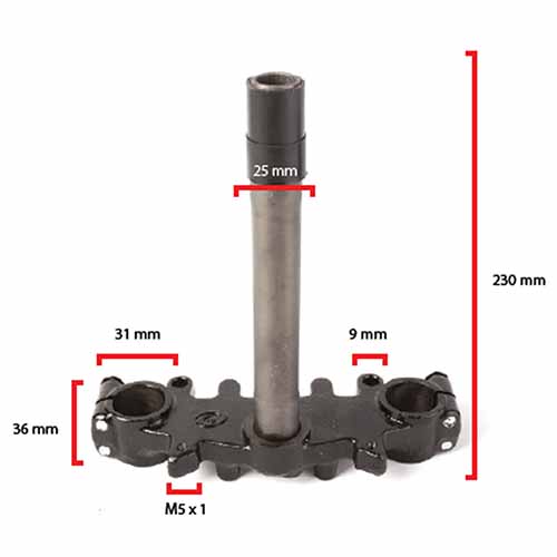 BARRA DE DIRECCION MOTOMEL SKUA 200 OEM