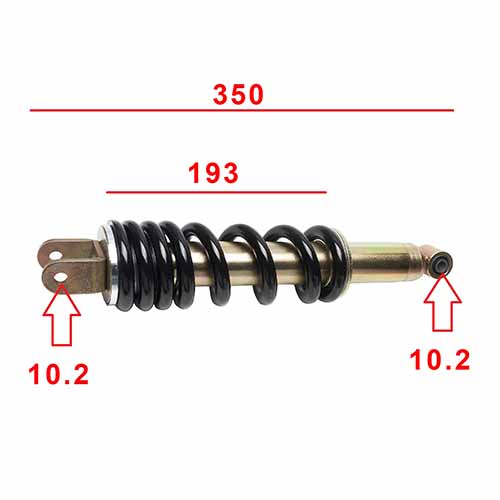 AMORTIGUADOR (MONO) HONDA CBX250 TWISTER STD EXCLU