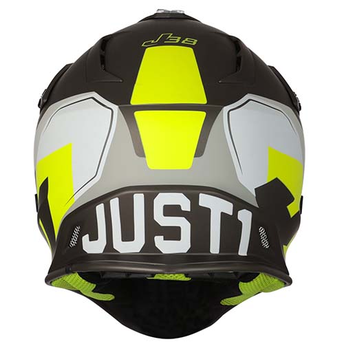 CASCO JUST1 J38 KORNER FLUO YELLOW / TITANIUM XL