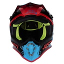 CASCO JUST1 J38 MASK BLUE / RED / BLACK GLOSS L