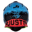 CASCO JUST1 J38 MASK BLUE / RED / BLACK GLOSS L