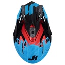 CASCO JUST1 J38 MASK BLUE / RED / BLACK GLOSS L