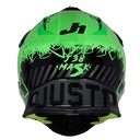 CASCO JUST1 J38 MASK FLUO GREEN / TITANIUM / BLACK L