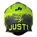 CASCO JUST1 J38 MASK FLUO YELLOW / BLACK / GREEN XS