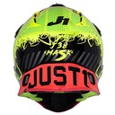 CASCO JUST1 J38 MASK FLUO YELLOW / RED / BLACK L