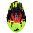 CASCO JUST1 J38 MASK FLUO YELLOW / RED / BLACK L