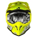 CASCO JUST1 J39 KINETIC CAMO GRAY RED LIME/FLUO YELLOW XL