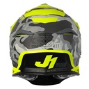 CASCO JUST1 J39 KINETIC CAMO GRAY RED LIME/FLUO YELLOW XS