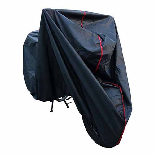 CUBRE MOTO SILVER NEGRO TALLE M DINAMIC