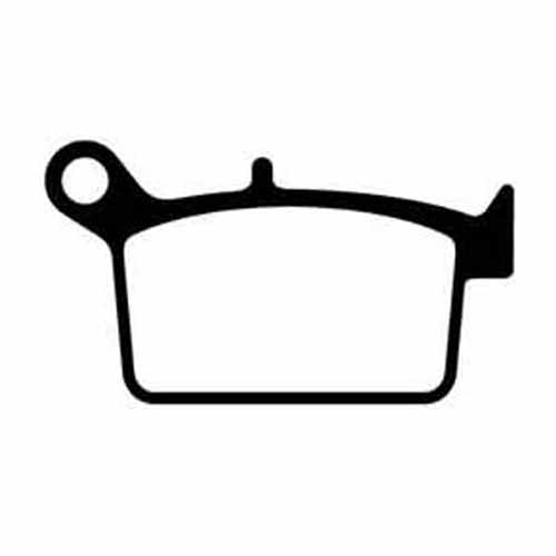 PASTILLAS DE FRENO CORVEN TRX 250 - GXR 250 - TOURING 250 ORA TRASERA (519)
