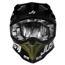 CASCO JUST1 J39 KINETIC CAMO GREEN/BLACK MATT L