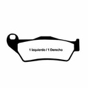 PASTILLAS DE FRENO HUSQVARNA (VARIOS MODELOS) HUSABERG - KTM 125 ORA (181)