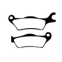 PASTILLAS DE FRENO KTM DUKE 200 - SUZUKI GIXXER 150 ORA (500)