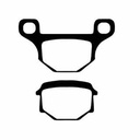 PASTILLAS DE FRENO MONDIAL HD 125 - CUSTOM ORA (95)