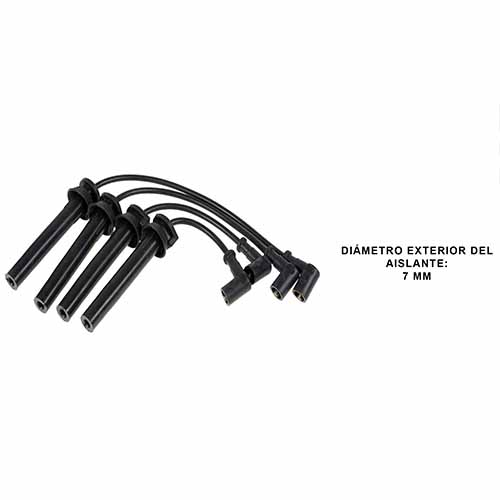 CABLE BUJIA LINEA SUPERIOR FIAT IDEA/PALIO/PUNTO/SIENA /STRA 1.6 16V/1.8 16V FERRAZZI (05-01770)