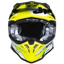 CASCO JUST1 J39 POSEIDON FLUOR YELLOW/BLACK/WHITE XL