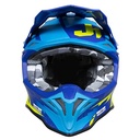 CASCO JUST1 J39 POSEIDON FLUOR YELLOW/BLUE XL