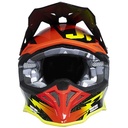 CASCO JUST1 J39 POSEIDON FLUOR YELLOW/RED/BLACK M