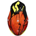 CASCO JUST1 J39 POSEIDON FLUOR YELLOW/RED/BLACK M
