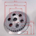 PLATO DE EMBRAGUE (CENTRO) HONDA WAVE 125 / C125 BIZ STD