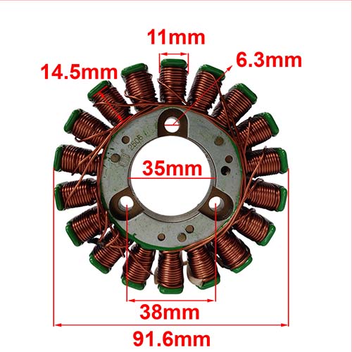ESTATOR HONDA GLH150 GAUCHA STD 