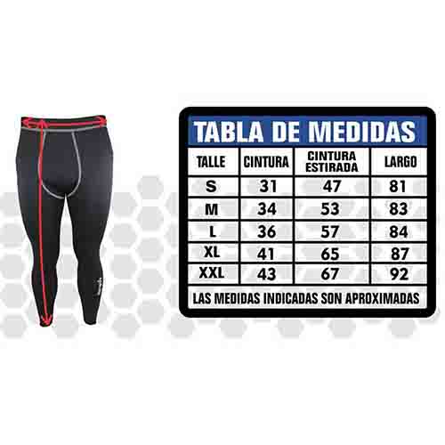 CALZA TERMICA LARGA HOMBRE XL YAKKA (1002)