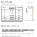 MUSCULOSA RUNNING HOMBRE NEGRO TALLE S YAKKA (4013)