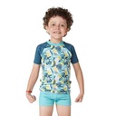 REMERA FILTRO UV NIÑO AQUA M/CORTA TALLE 1 YAKKA (4021)