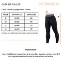 CALZA TERMICA LARGA NIÑOS NEGRO TALLE 8 YAKKA (1020)