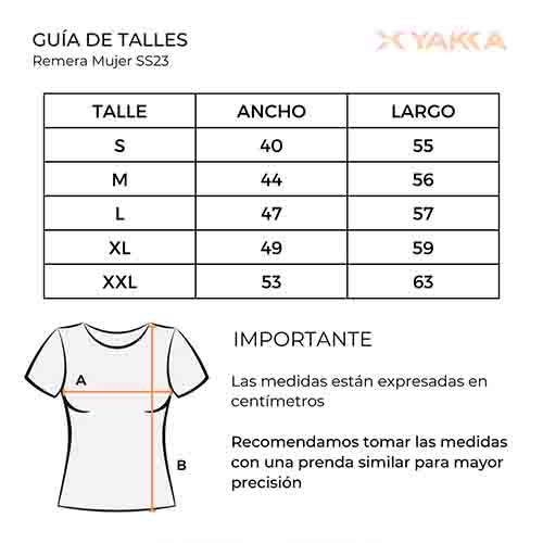 REMERA CLASSIC BLANCA TALLE S YAKKA (4027)