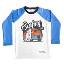 REMERA FILTRO UV NIÑO SURF TALLE 10 YAKKA (4005)