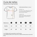 REMERA RUNNING HOMBRE JASPEADA PETROLEO M YAKKA (4007) DISCONTINUADA
