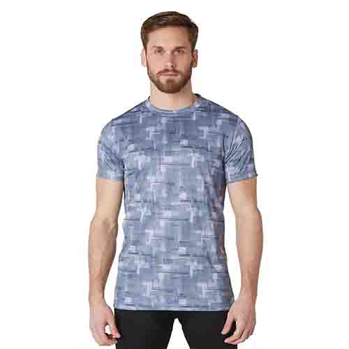 REMERA RUNNING HOMBRE TAYLOR GRIS TALLE L (YAKKA 4003)