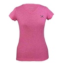 REMERA RUNNING MUJER JASPEADA FUCSIA XXL YAKKA (4015)