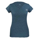 REMERA RUNNING MUJER JASPEADA PETROLEO S YAKKA (4015)