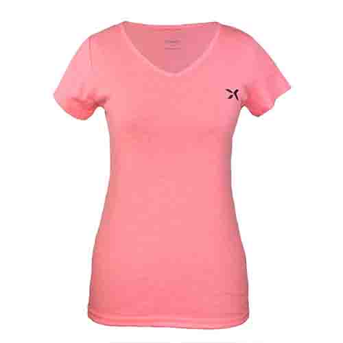 REMERA RUNNING MUJER JASPEADA SALMON S YAKKA (4015)