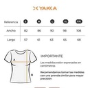 REMERA RUNNING MUJER NEGRA S YAKKA (4004)