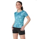 REMERA RUNNING MUJER TAYLOR AQUA TALLE S YAKKA (4028)