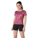 REMERA RUNNING MUJER TAYLOR BORDO TALLE S YAKKA (4028)(4026)