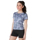 REMERA RUNNING MUJER TAYLOR GRIS TALLE S YAKKA (4028)