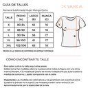 REMERA SUBLIMADA MUJER FEARSLEES TALLE S YAKKA (4026)