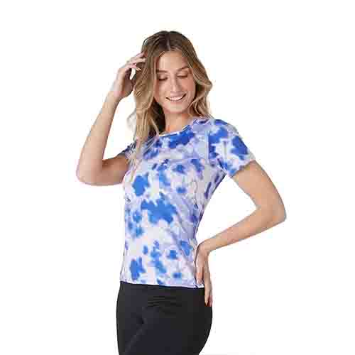 REMERA SUBLIMADA MUJER INFINITY TALLE S YAKKA (4026)