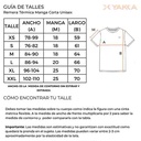 REMERA TERMICA MANGA CORTA BLANCA L YAKKA (1010)