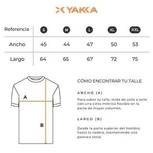 REMERA TERMICA MANGA CORTA NEGRA M YAKKA (1010)