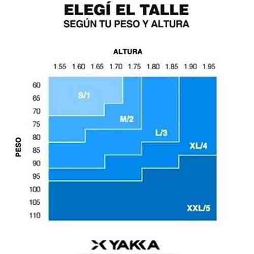 REMERA TERMICA MANGA CORTA NEGRA L YAKKA (1010)