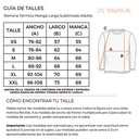 REMERA TERMICA MANGA LARGA SUBLIMADA BOLT TALLE S YAKKA (1022)