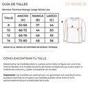 REMERA TERMICA NIÑO MANGA LARGA NEGRO TALLE 8 YAKKA (1016)