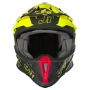 CASCO JUST1 J18 VERTIGO RED/GREY FLUO YELLOW MATT M